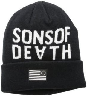 Black Scale Men's Sons Of Death Beanie, Black, One Size at  Mens Clothing store Skull Caps