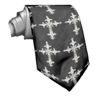Celtic Gothic Cross Neck Tie