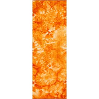 Hand woven Summerville Orange Wool Rug (2'6 x 8') Surya Runner Rugs