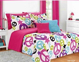 Hip Pop Comforter Set Multi Color (Twin Size)  