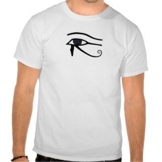 Eye of Horus Egyptian Hieroglyphics Tshirts