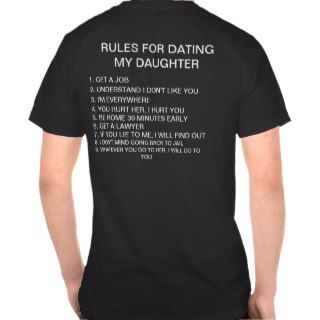 Rules for dating my daughter t shirt for Dads
