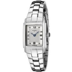 Rotary Women's Stainless Steel Crystal Watch Rotary Women's Rotary Watches