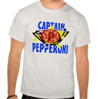 Captain Pepperoni T Shirt
