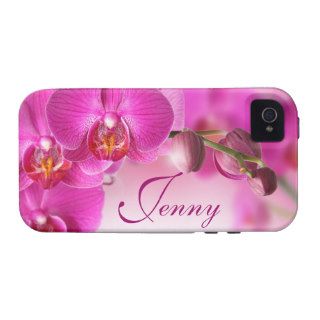 Beautiful Custom Orchid Flowers Iphone Speck Case iPhone 4 Case
