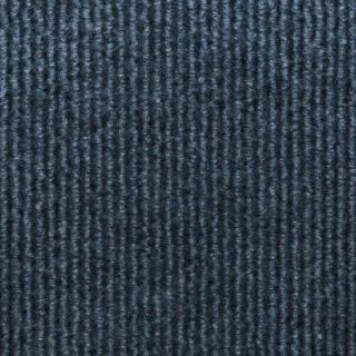 Sisteron Ocean Blue Wide Wale 18 in. x 18 in. Indoor/Outdoor Carpet Tile (10 Tiles/ Case) 7WD9N5510PK