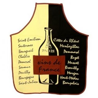 Souvenirs of France   'Wines of France' Kitchen Apron Clothing