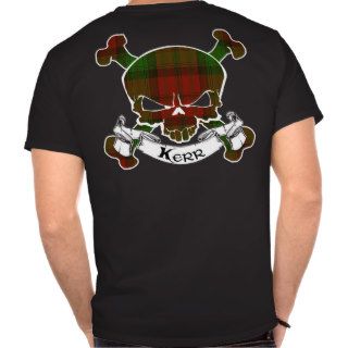 Kerr Tartan Skull Back T Shirt