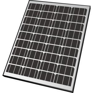 Nature Power 65 Watt Monocrystalline Solar Panel with Aluminum Frame for 12 Volt Charging 50062