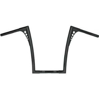 RSD 1 1/4in. Handlebars   King Ape Hanger Bend   Black Powder Coat , Color Black, Handle Bar Size 1 1/4in. 0173 1853 BP Automotive