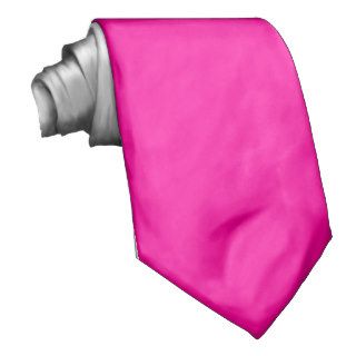 Background Color FF0099 Fuchsia Magenta Hot Pink Custom Ties