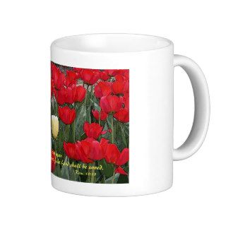 Red Tulip Bible Verse Mug