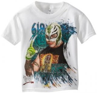 WWE Boys 4 7 Ray Mysterio Spot Tee Clothing