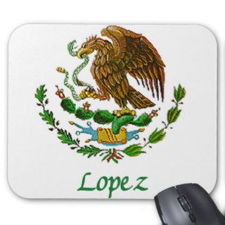 Lopez Mexican National Seal Mouse Pad
