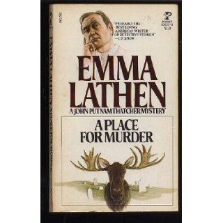 A Place for Murder Emma Lathen 9780671834258 Books