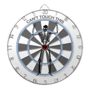Funny Skeleton "Can't touch this" Dartboard With Darts