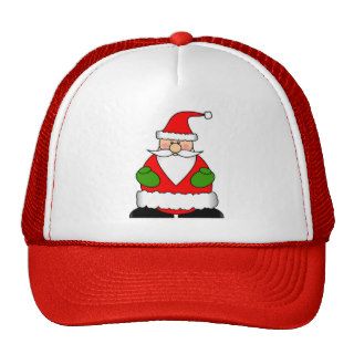 Cute Jolly Santa Holiday Cartoon Hats