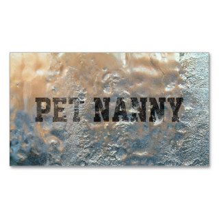 Cool Frozen Ice Pet Nanny Business Card