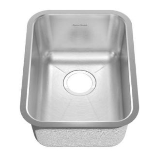 American Standard Prevoir Undermount Brushed Stainless Steel 13.75x18.75x8 in. 0 Hole Single Bowl Kitchen Sink 14SB.191400.073
