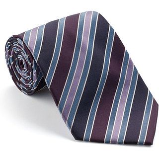 Platinum Ties Men's 'Berry Party' Striped Tie Platinum Ties Ties