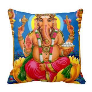 Ganesh Ganesha Hindu Indian Elephant Deity India Pillow