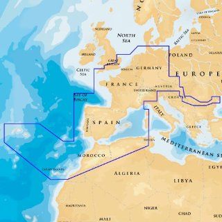 Navionics XL9 46XG   France, Iberia, Netherlands, EU Inland Waters   SD Card GPS & Navigation