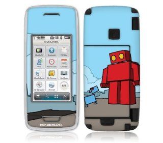 Zing Revolution MS EXDG40019 LG Voyager  VX10000  EXPLODINGDOG  Red Robot Skin Cell Phones & Accessories
