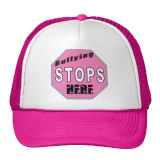 Bullying Stops Here Cap Hats