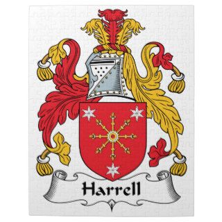Harrell Family Crest Jigsaw Puzzles