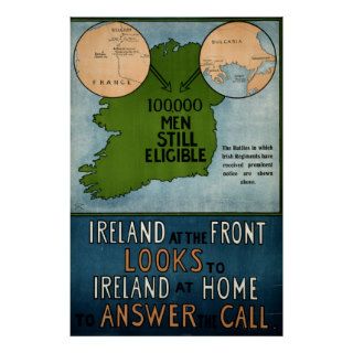 Ireland at the Front Looks to Ireland at Home Print