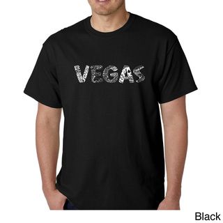 Los Angeles Pop Art Men's 'Las Vegas' T shirt Los Angeles Pop Art Casual Shirts