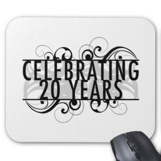 Celebrating 20 Years Of Marriage Mousepads