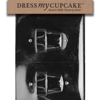 Dress My Cupcake DMCF019 Chocolate Candy Mold, Large Flower Pot Candy Making Molds Kitchen & Dining