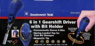 GM Goodwrench Tools 6 in 1 Gearshift Driver with Bit Holder   Screwdriver Bit Sets  