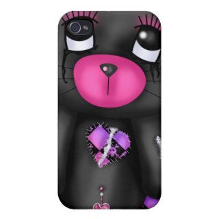 Cuddly emo bear I iPhone 4/4S Cover