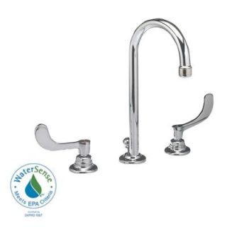 American Standard Monterrey 8 in. Widespread 2 Handle High Arc Bathroom Faucet in Polished Chrome with Pop up Drain 6531.170.002