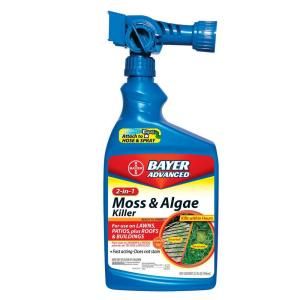 Bayer Advanced 2 in 1 Moss and Algae Killer 32 oz. Ready to Spray 704710