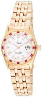 Titoni Women's 728 RG DBR 309 Cosmo Queen Swiss Automatic Watch at  Women's Watch store.