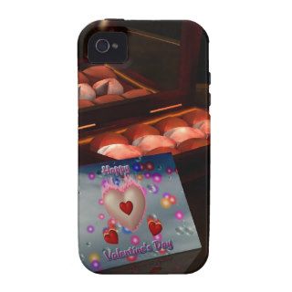 Valentine Treats   Chocolate Hearts BB Case Mate iPhone 4 Cases