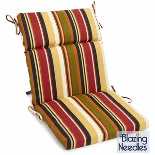 Blazing Needles Three Section Outdoor Chair Cushion Blazing Needles Outdoor Cushions & Pillows