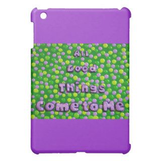 All Good Things Come to Me 3D Chubby Art Painting iPad Mini Case