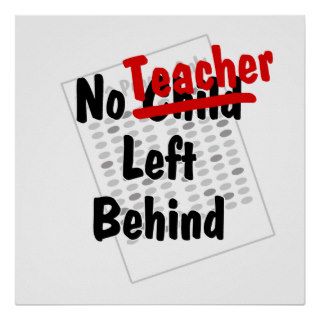 no teacher left behind print