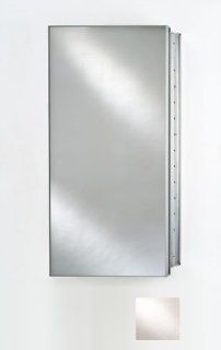 Afina Corporation SD2430RBRDAT 24 in.x 30 in.Broadway Recessed Single Door Cabinet   Aluminum Trim   Medicine Cabinets