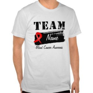Custom Team Name   Blood Cancer Tshirts