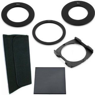 52mm 58mm 72mm Adapter Rings + Full ND8 Filter +Wide Holder + 6 Pocket Pouch for Cokin P  Flash Adapter Rings  Camera & Photo