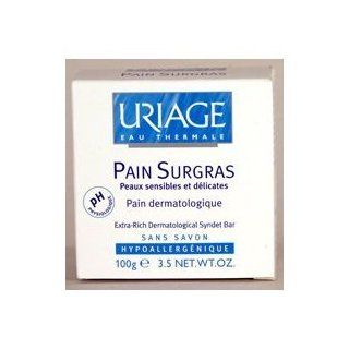 Uriage Pain Surgras Soap free Cleansing Bar for Sensitive and Delicate Skins. 100g. Health & Personal Care