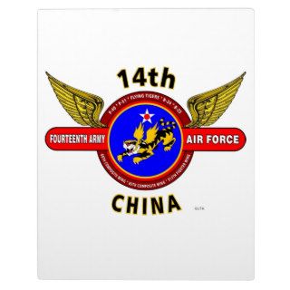 14TH ARMY AIR FORCE "ARMY AIR CORPS" WW II DISPLAY PLAQUE