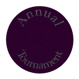Annual Tournament Stone Colored Text Poker Chips