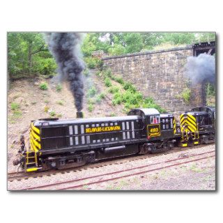 Delaware Lackawanna Railroad Company Alco RS 3s Post Card