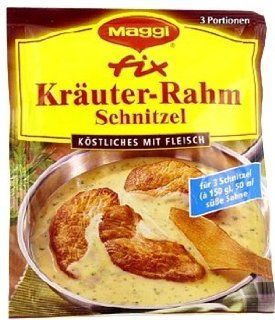 Maggi Fix Krauter Rahm ( Herb Creme ) Schnitzel Sauce   1 pc  Gourmet Sauces  Grocery & Gourmet Food
